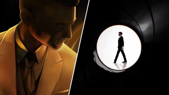 Split image, with key art from Cypher 007 in each half.