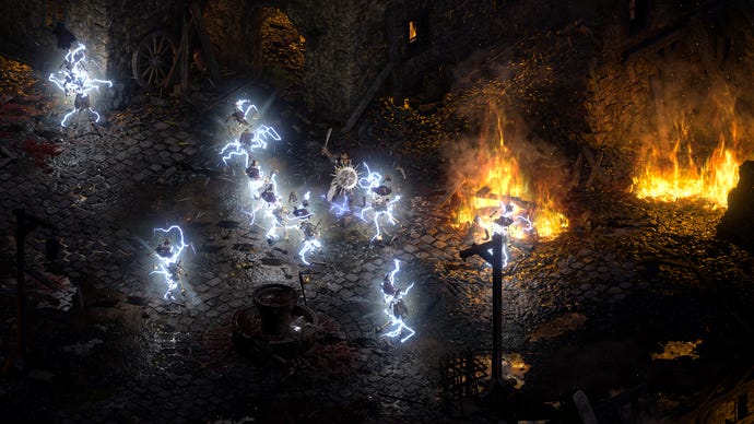 A scene from Diablo 2: Resurrected
