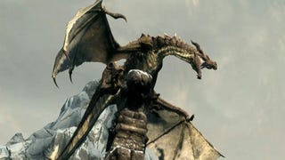 Skyrim: Giant Carried Off By Dragon
