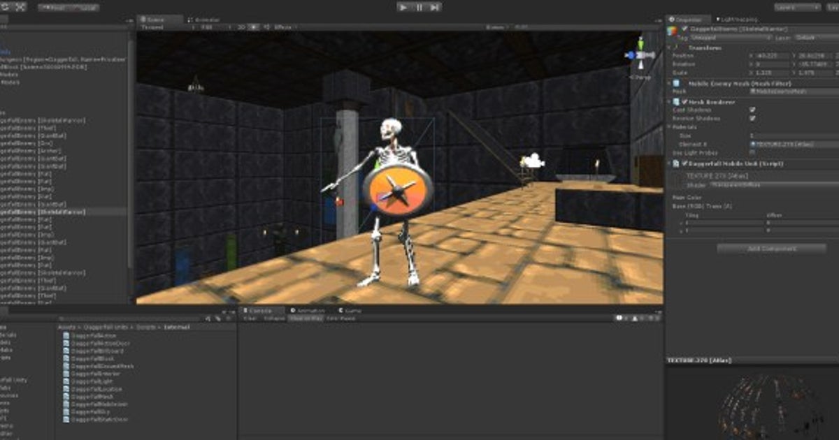 Weapon Widget One For The Weekend: Daggerfall Tools For Unity | Rock Paper Shotgun
