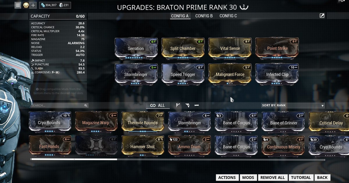 Warframe damage types what enemies are weak against Rock Paper Shotgun