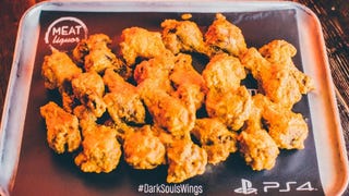 Eat 20 hot chicken wings, win an exclusive Dark Souls t-shirt