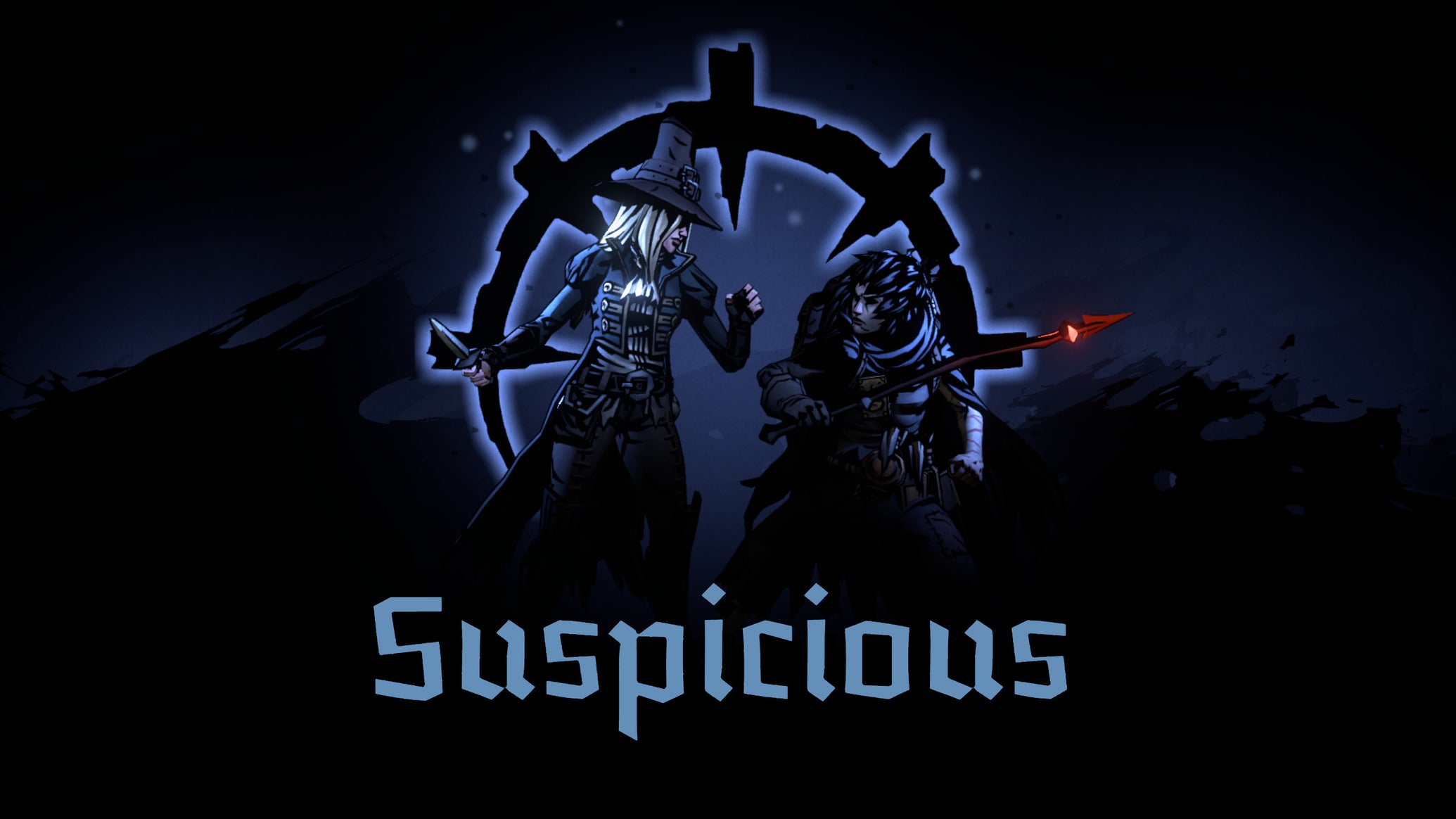A suspicious pair in a Darkest Dungeon 2 screenshot. - 1