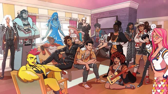 A collection of very different people - all with varying skin tones, gender identities, and body types - in Date Everything.