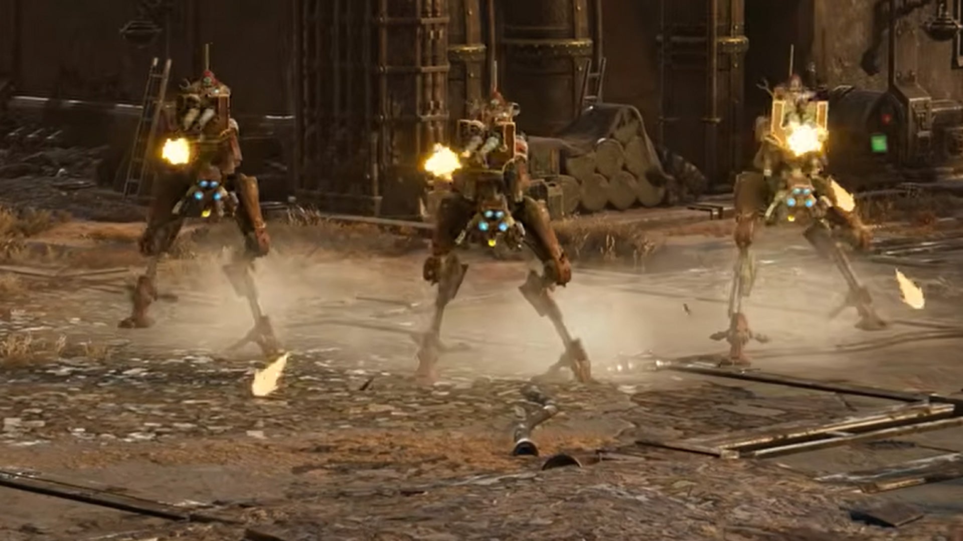 Adeptus Mechanicus Ironstriders in Dawn of War 4