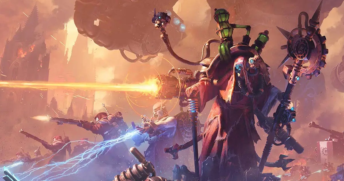 "If they turn off, they might not be able to turn them on again": The charming reason behind Dawn of War 4's excitable, dancing mech