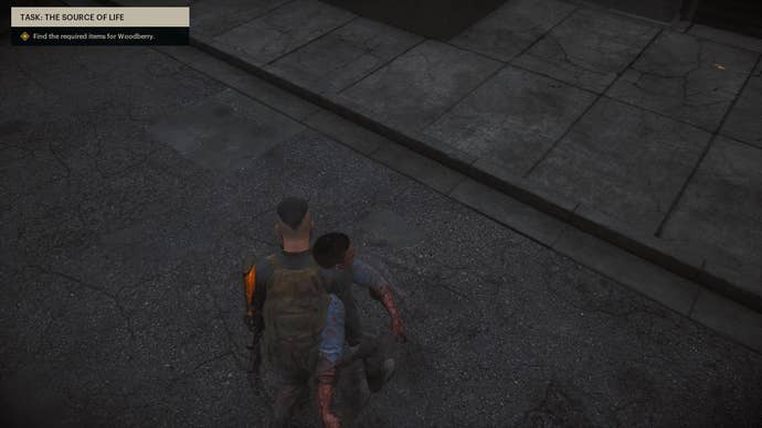 A zombie clips through a character in The Day Before.