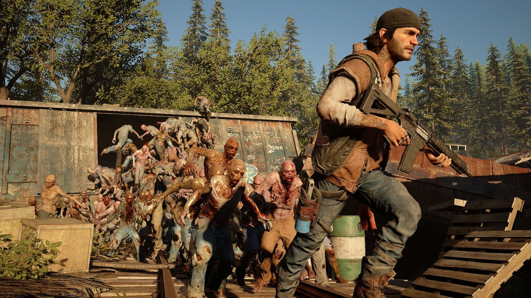 Days Gone bevat zwervende hordes zombies