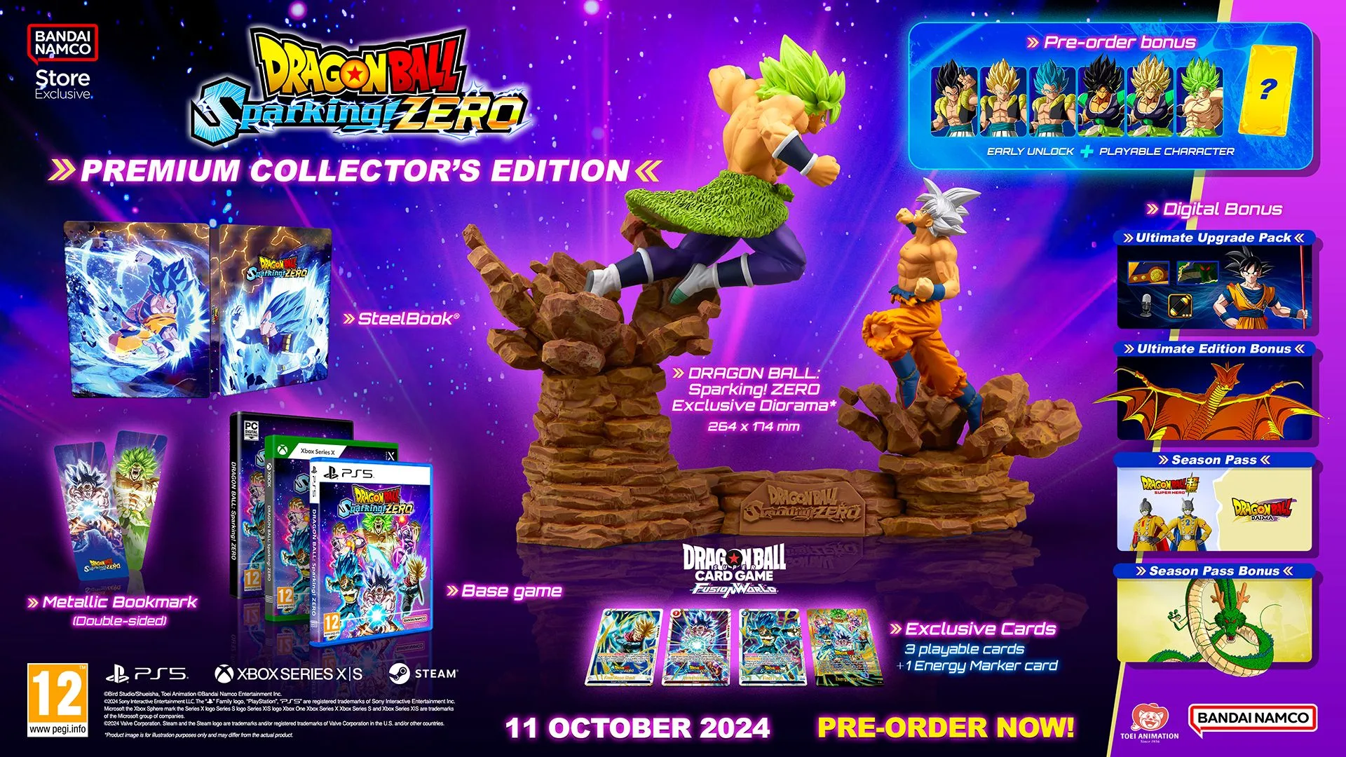 Dragon Ball: Sparking! Zero terá Season Pass e edição de 209 euros