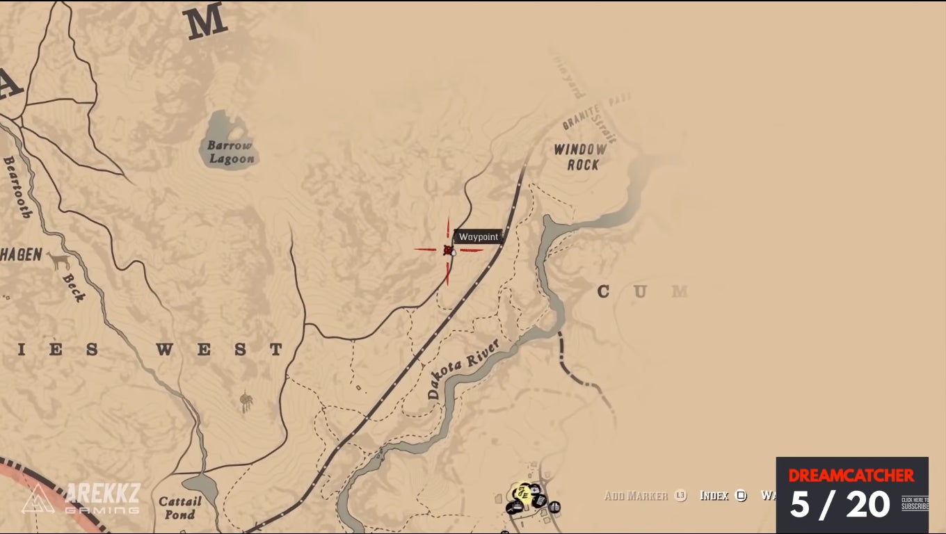 Red Dead Redemption 2 Dreamcatcher Locations: How to get Ancient Arrowhead treasure - 7
