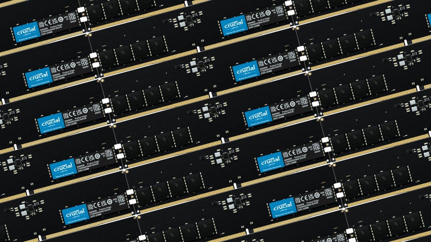 ddr5 ram tiled and tilted crucial