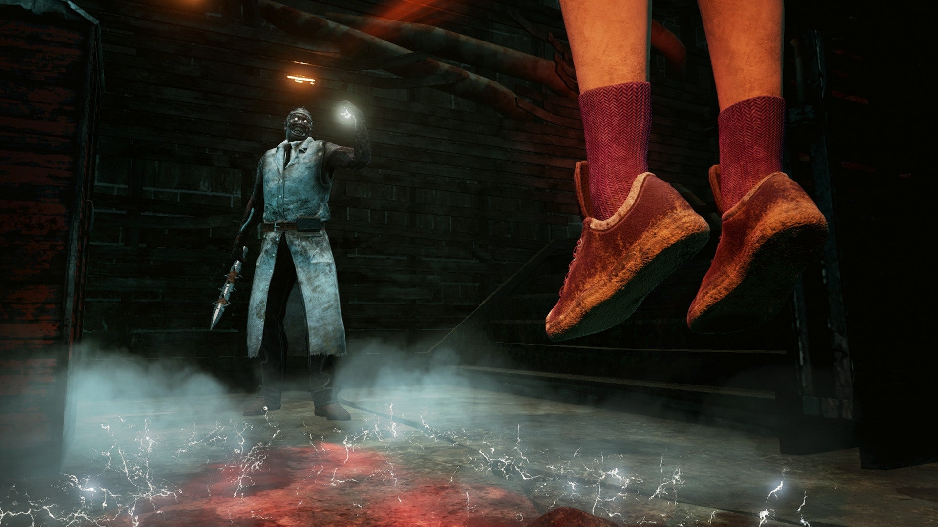 The Doctor can be seen standing in front of a hooked survivor in Dead by Daylight - 9