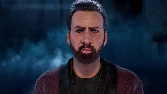 Nicolas Cage as Nic Cage, a survivor in Dead By Daylight