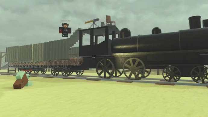 A train in Dead Rails