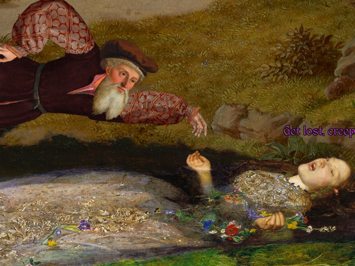 'Get lost creep' says the lady of the lake to an interloping Renaissance man - 4