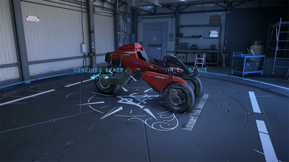 Death Stranding 2 pojazdy, garaż, bateria, generator, kolej