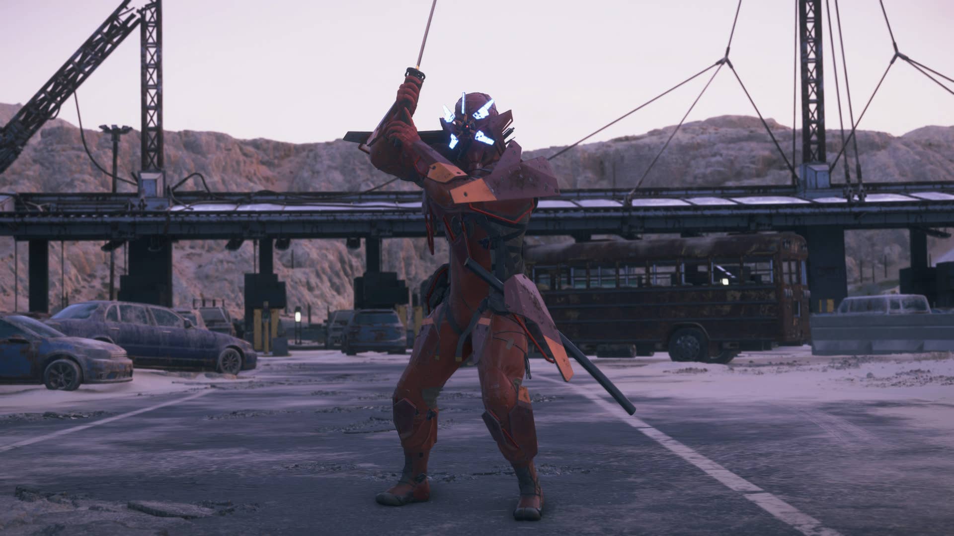 Muerte Stranding 2 Red Samurai.