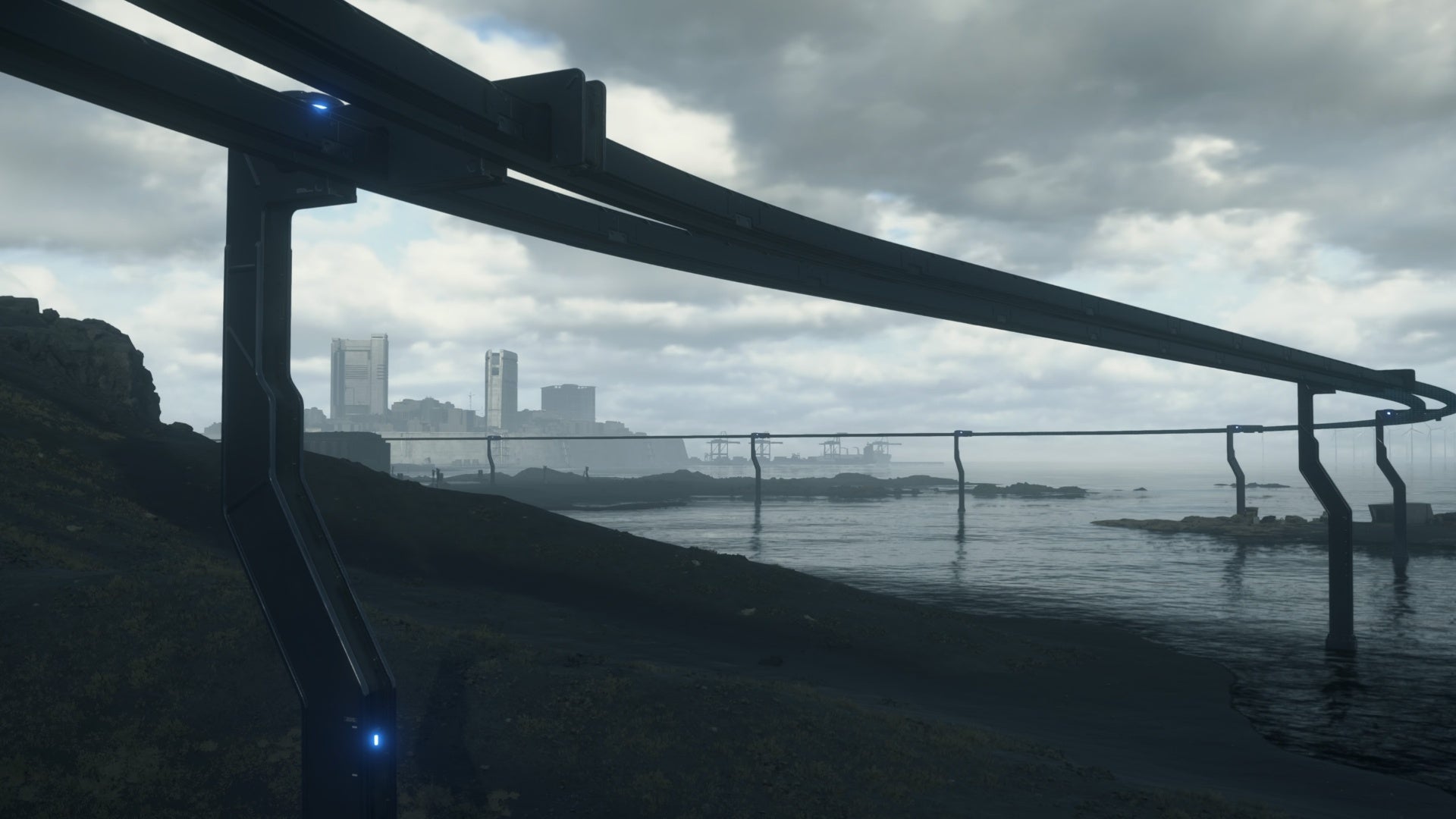 death stranding 2 repaired monorail track