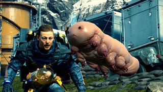 Someone caught a cryptobiote up close in Death Stranding and I am so confused