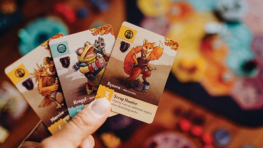 An image of the cards for Defenders of the Wild.