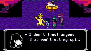 Chatting in a Deltarune Chapter 1 screenshot.