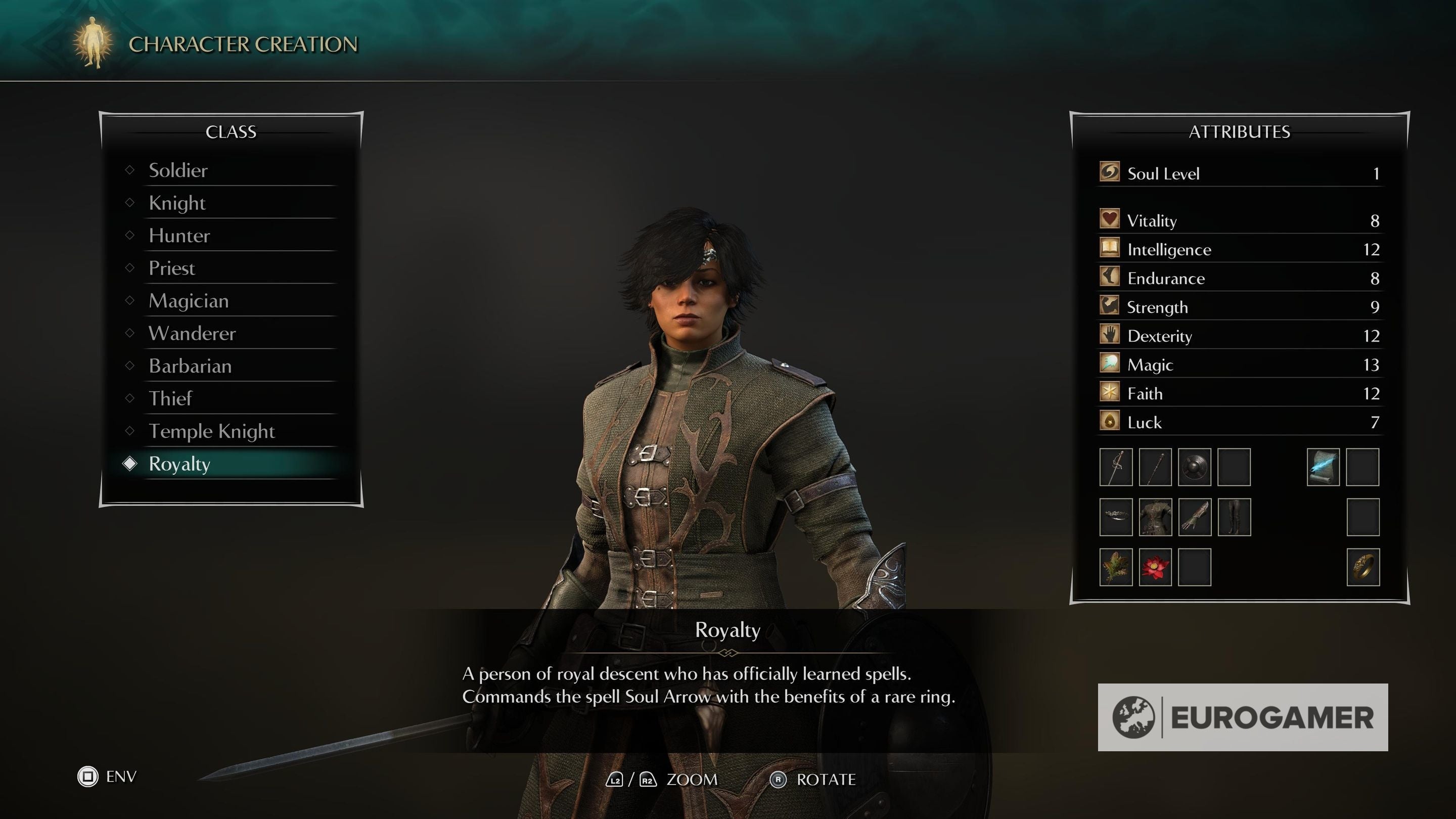 Demon's Souls best starting class for beginners