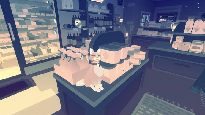 Supernatural shopping in a Dépanneur Nocturne screenshot.