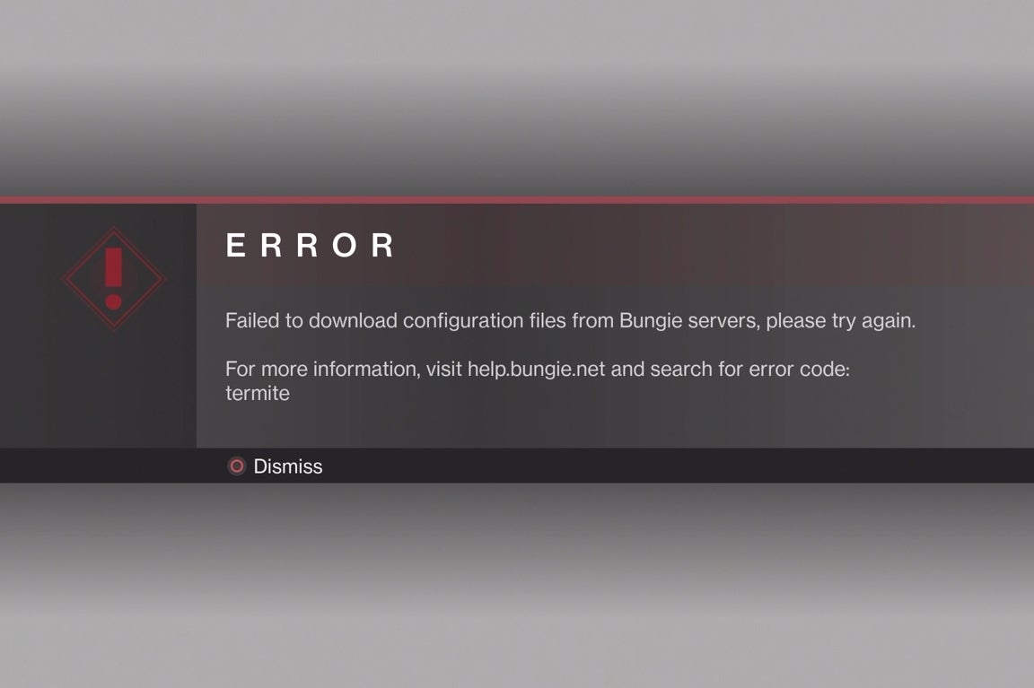 Error Code: BABOON - Bungie Help