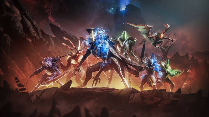 Destiny 2 artwork showing The Final Shape expansion’s new Dread enemy faction.