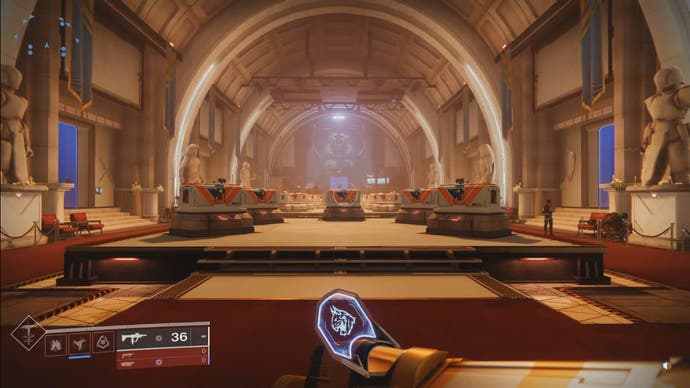 The new 'Hall of Champions' social space releasing in Destiny 2 Into the Light.
