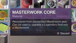 Destiny 2 Masterwork Core sources and Catalysts list
