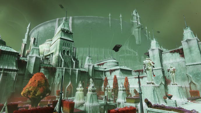 Besuch von Savathûns Thronwelt in einem Screenshot von Destiny 2: The Witch Queen.
