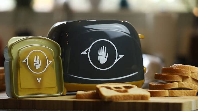 A photo Destiny 2’s long-awaited official toaster.