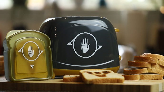 A photo Destiny 2’s long-awaited official toaster.