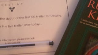 Destiny: new CG trailer due today, E3 reveal confirmed in books