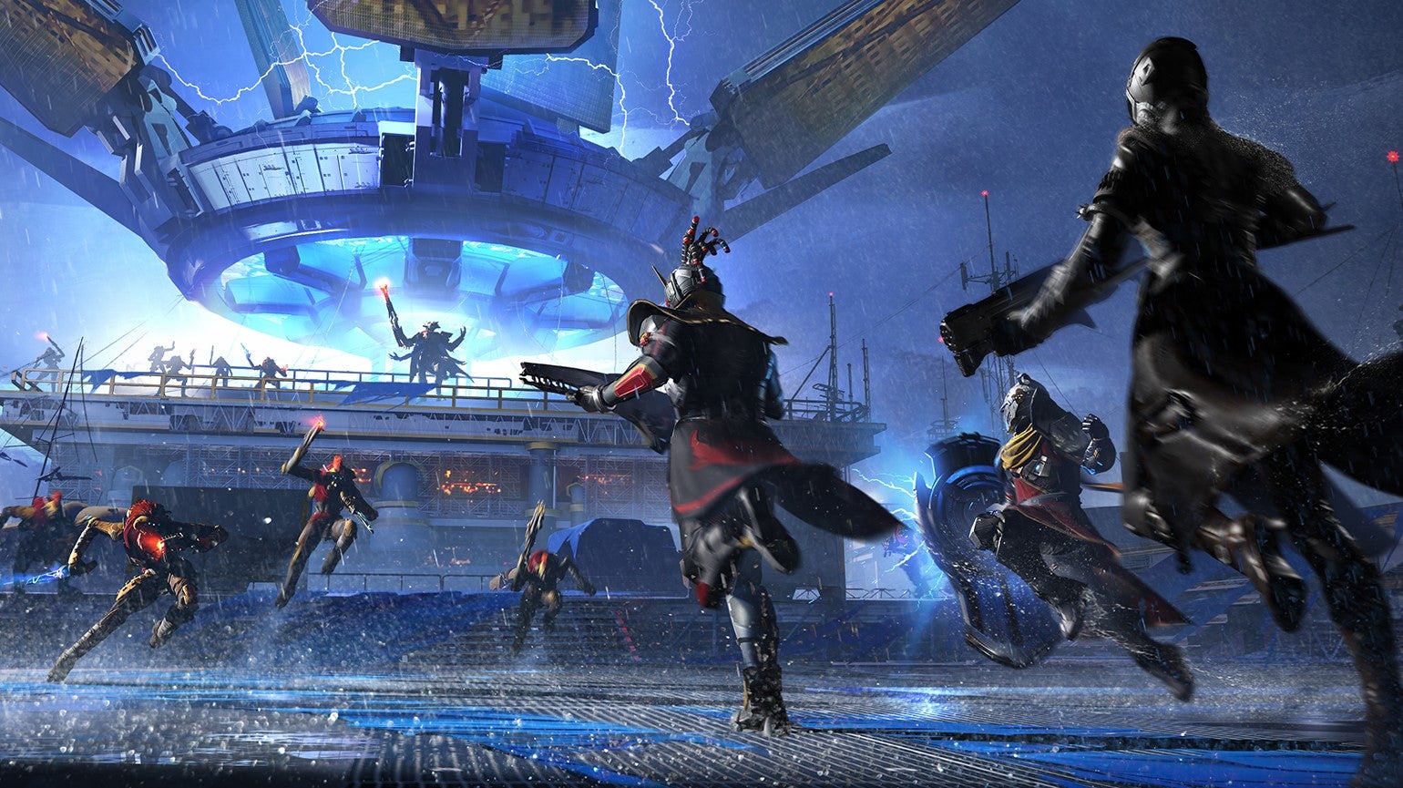 Tar-2 and Kabr fighting the Fallen in Destiny: Rising. - 1