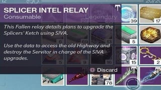 Destiny Splicer Keys, Intel Relays, SIVA Offerings, SIVA Cache Key, SIVA Key Fragments - Rise of Iron's new materials explained