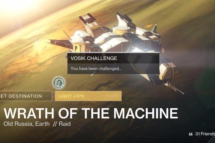 Destiny Vosik Challenge, Aksis Challenge strategies in Wrath of the Machine