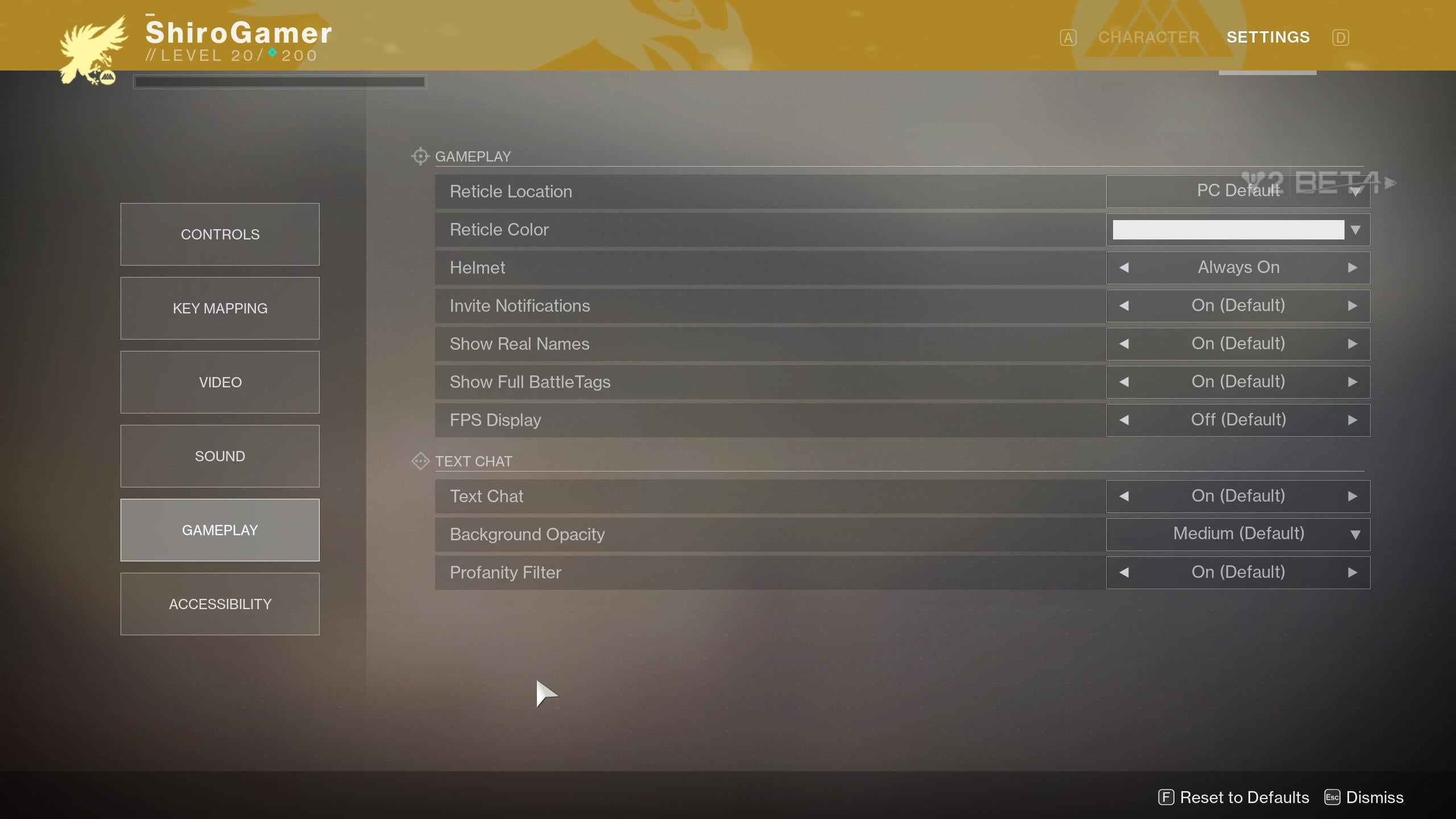 The Destiny 2 PC beta has an impressive settings menu - see the full ...