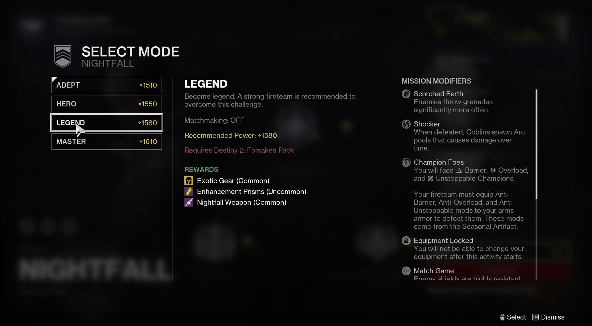 Destiny 2 Wendigo GL3 god roll and drop location