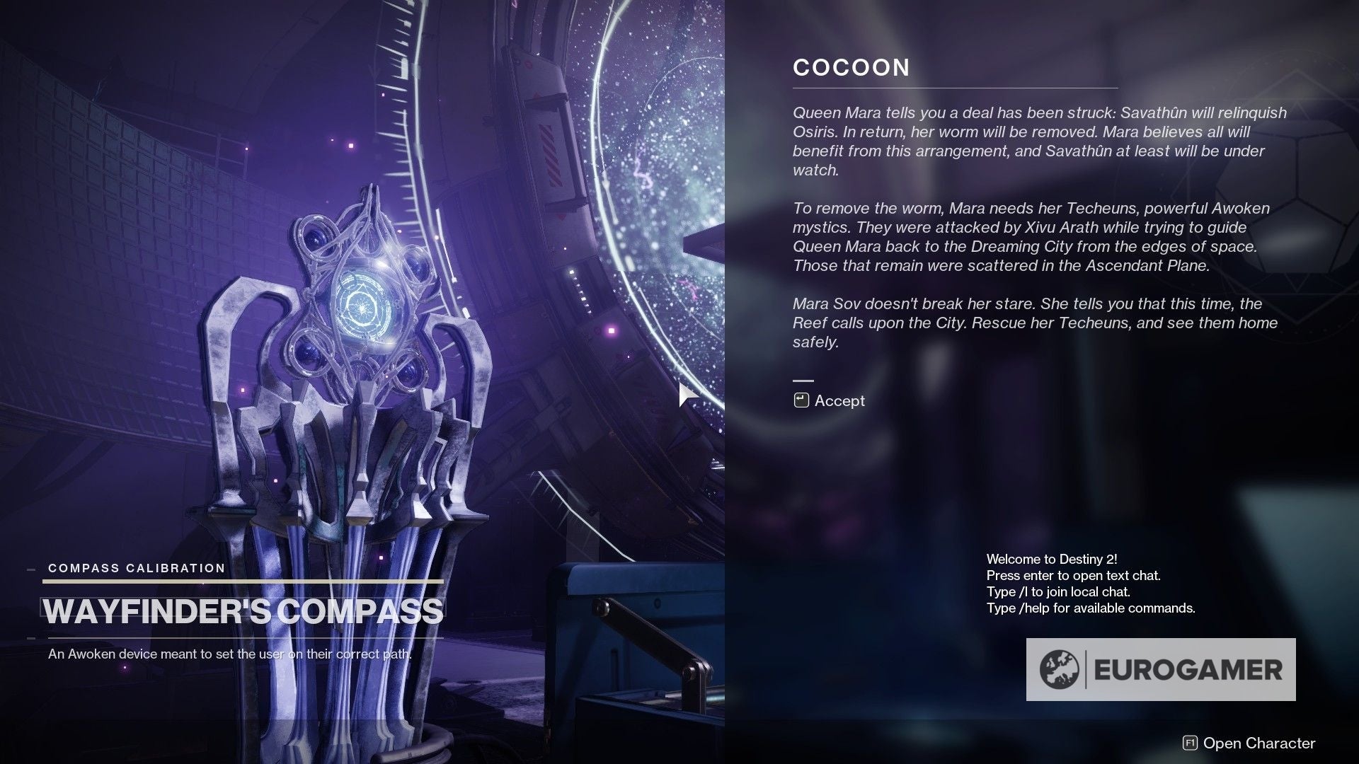 Destiny 2 Wayfinder's Compass explained: Compass calibration, artefact ...