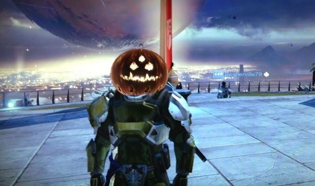Destiny Halloween update adds pumpkin head vanity item