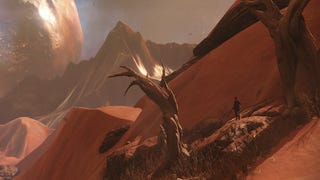 Destiny artwork shows the Moon & Mars landscapes