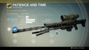 Destiny Xur update: should you buy Patience and Time?