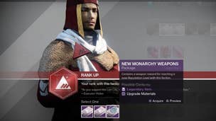 Yes, it would be "cool to pick" your Faction package rewards in Destiny
