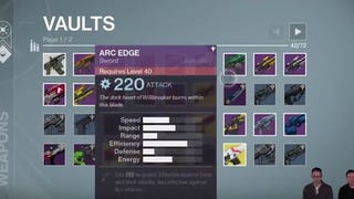 Destiny: The Taken King  - have a closer look at heavy weapon sword Arc Edge