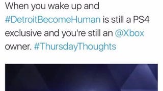 Detroit: Become Human tweet swiftly removed after poking fun at Xbox