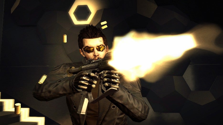 Adam Jensen in Deus Ex Human Revolution