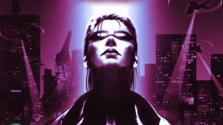 A female JC Denton on a new version of Deus Ex's box art for the Lay D Denton mod.