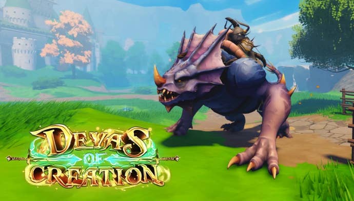 The header image of Devas Of Creation in Roblox.